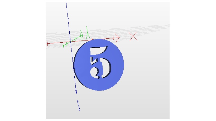 3D модель Монета игральная (1, 5, 10)