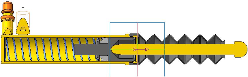 3D модель Цилиндр рабочий сцепления ВАЗ-2123