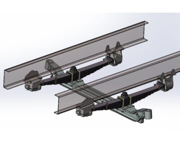 3D модель 3D модель Передняя подвеска ГАЗ 3307,3309.