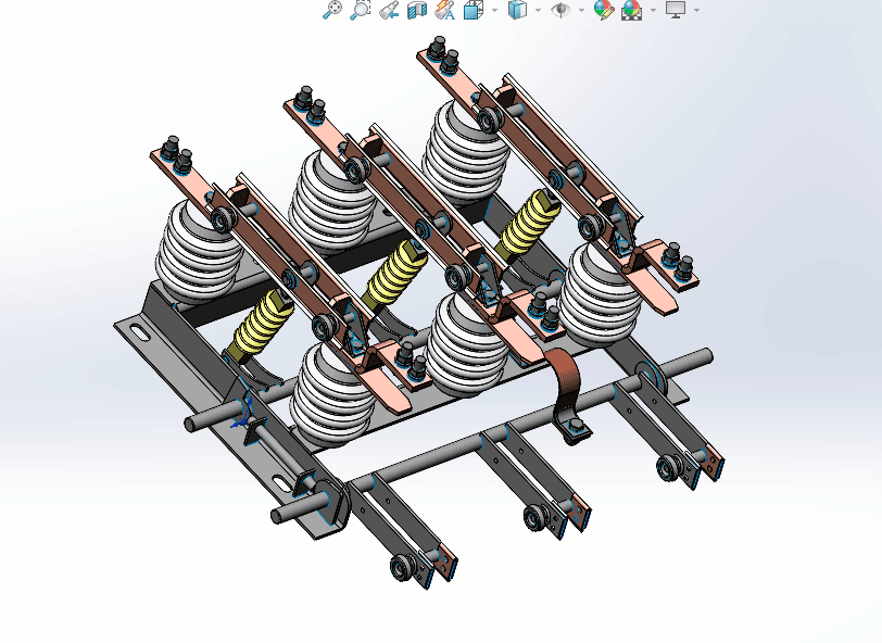 3D модель Разъединитель РВЗ-10/630-20II