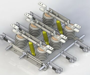 3D модель Разъединитель РВЗ3-10 630-III У3