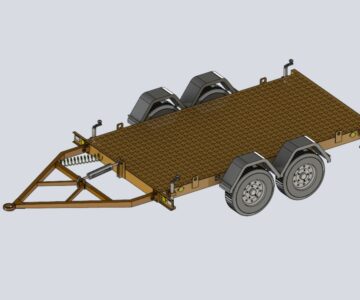 3D модель Прицеп СКАТ 4Т