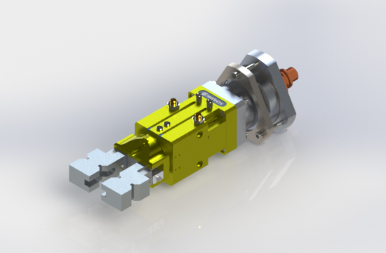 3D модель Сборка инструмент-силомоментный датчик для ПР робота ABB IRB140