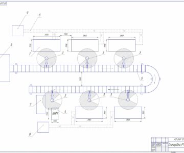 Чертеж Оборудование автоматизированныx производств ОАП