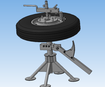 3D модель Приспособление для разборки колес