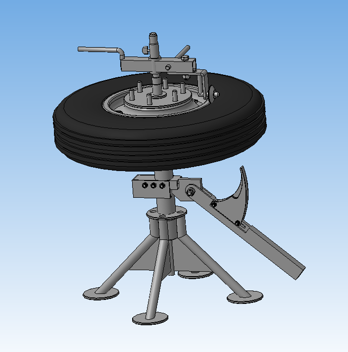 3D модель Приспособление для разборки колес