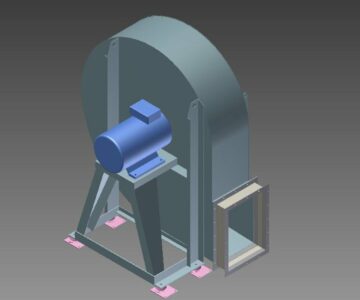 3D модель Вентилятор ART-1121-4 N4A 250M4 LG270