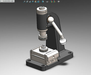 3D модель Приспособление для проверки пружин в SolidWorks