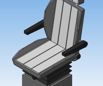 3D модель Кресло оператора