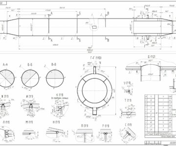 Чертеж Расширительная камера 1420х1020