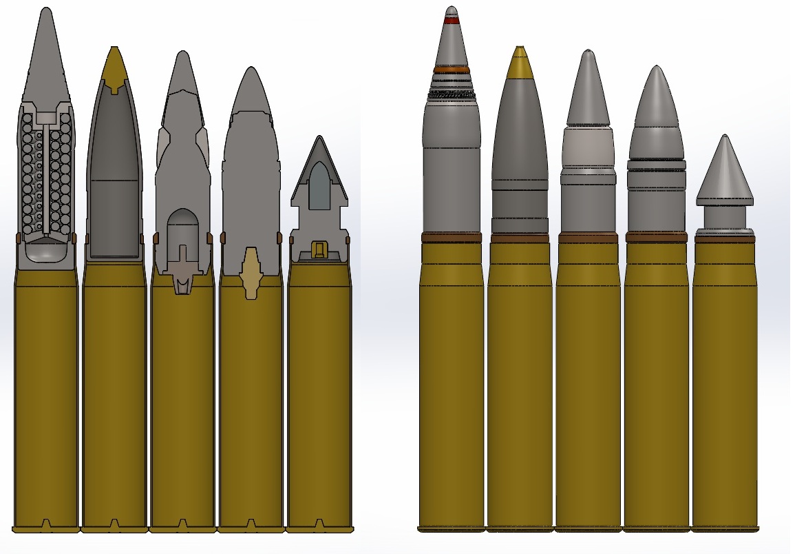 3D модель Снаряды для Т-34