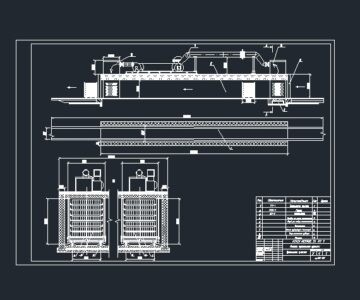 Чертеж Расчет туннельной сушилки