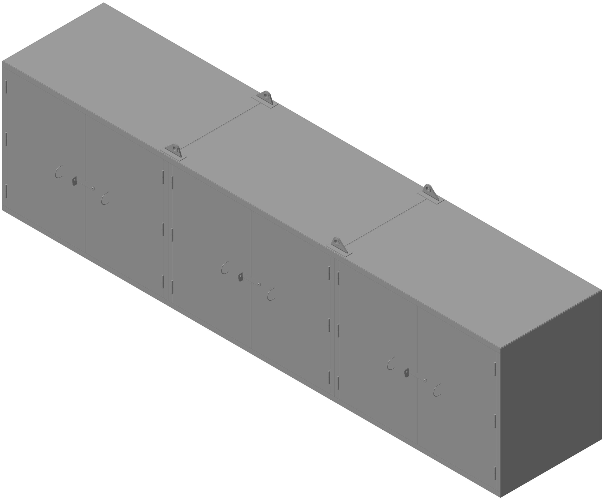 3D модель Стеллаж для станка