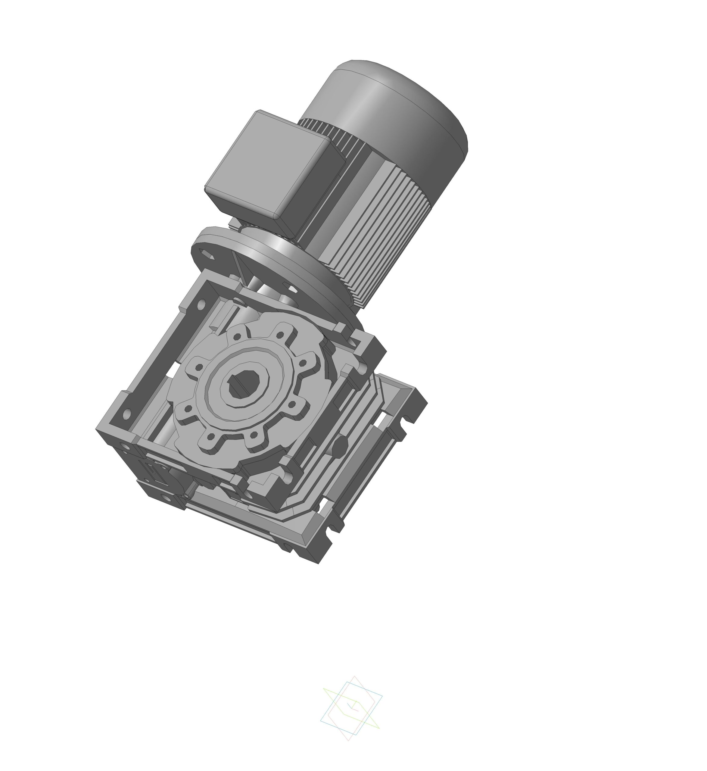 3D модель Мотор-редуктор CM063U i=40 IEC80B5