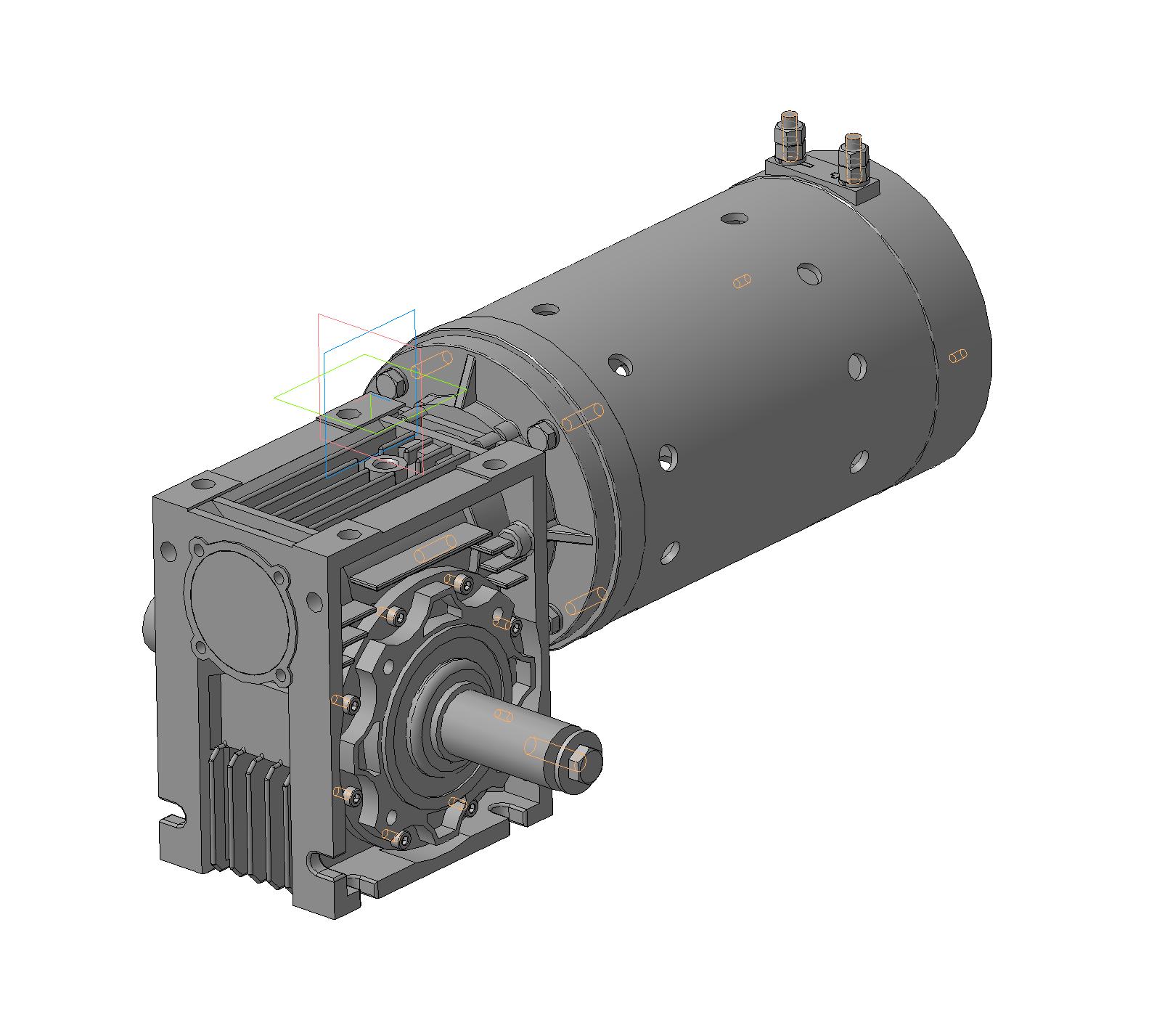 3D модель Мотор-редуктор WG1188