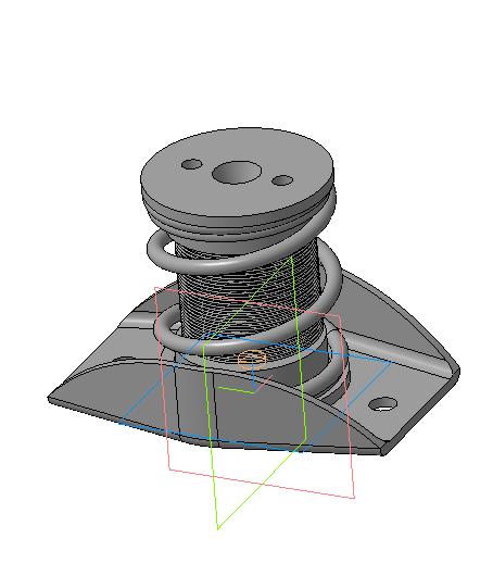 3D модель Виброопора V1114-04A