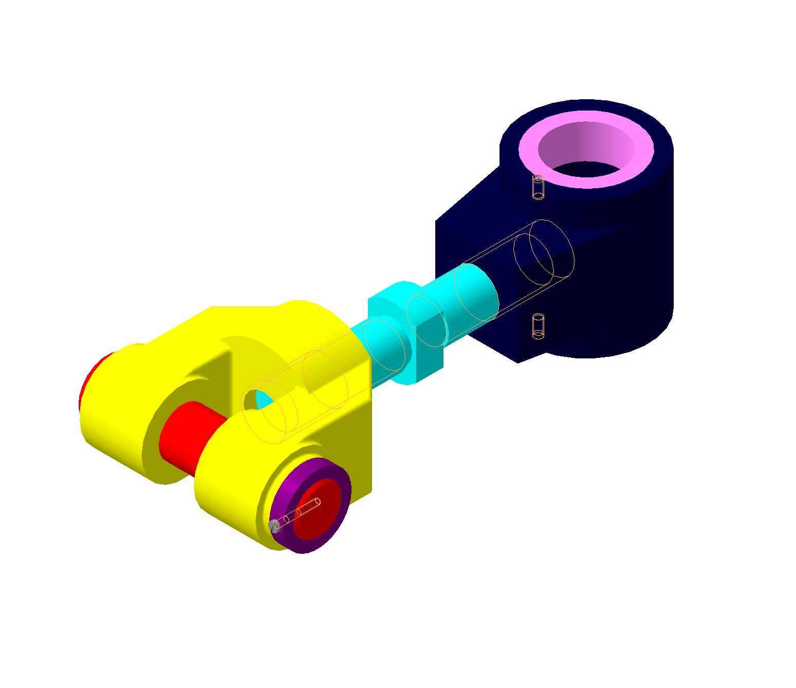 3D модель МЧ00.75.00.00СБ Тяга