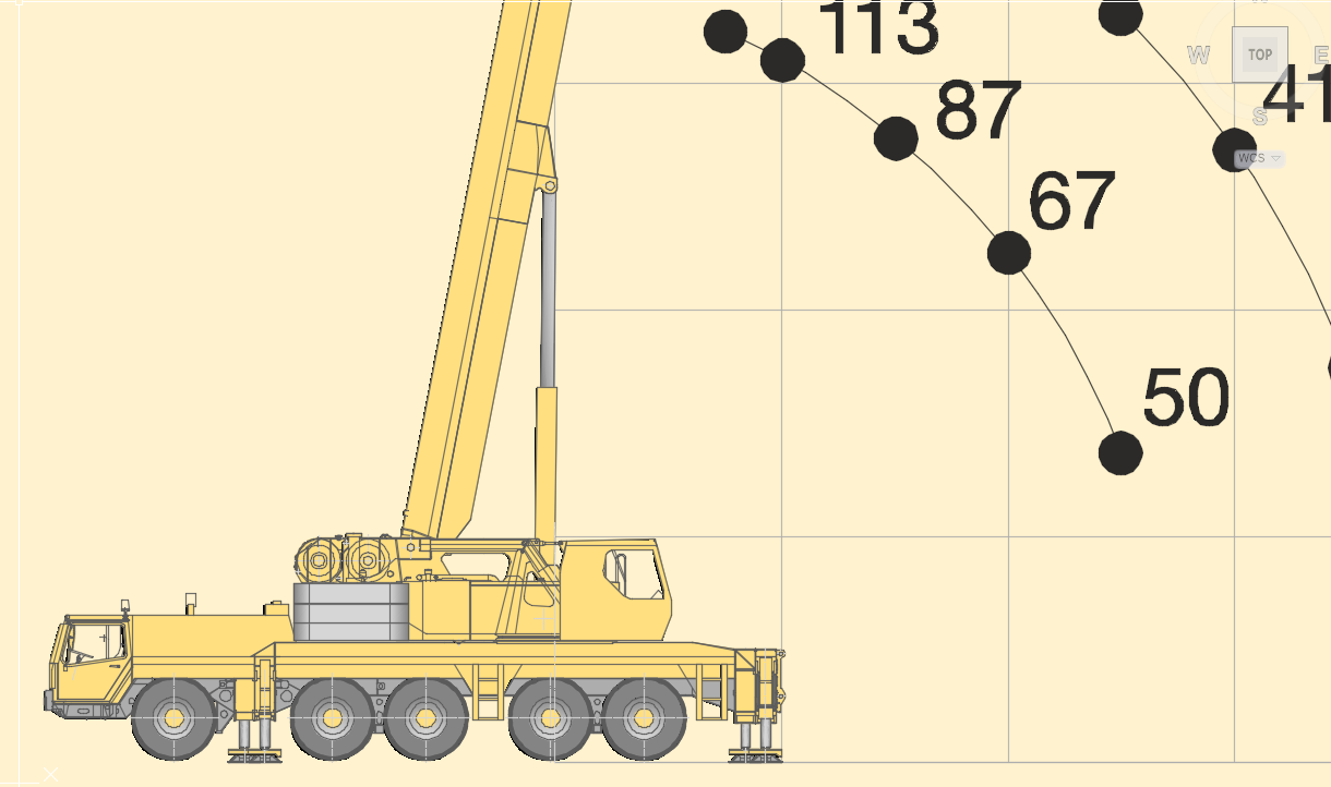 Чертеж Кран Liebherr LTM-1160/2