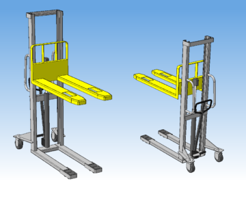 3D модель Штабелер  Xilin SDJ 1000