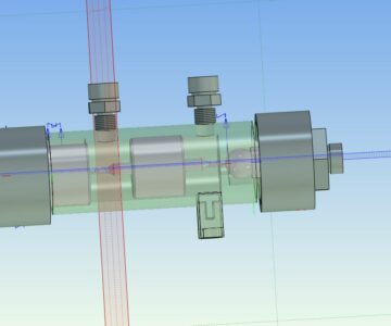 3D модель Гидрозамок в T-Flex