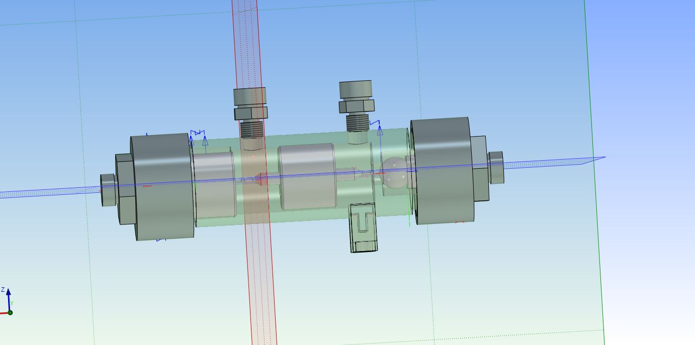 3D модель Гидрозамок в T-Flex