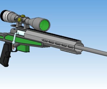 3D модель Снайперская винтовка