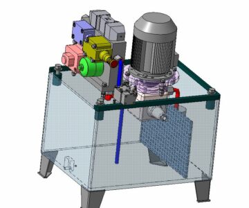 3D модель Установка гидравлическая