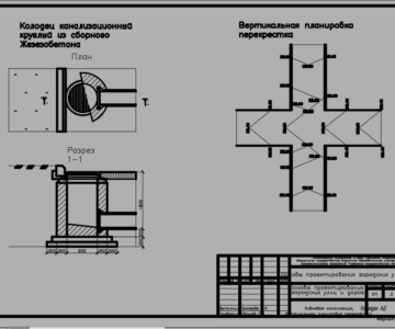 Чертеж Основы проектирования городских улиц и дорог