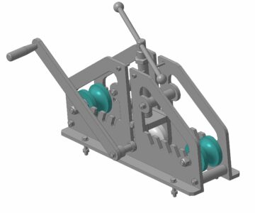 3D модель Трубогиб ручной 1⁄2", 3⁄4", 1"