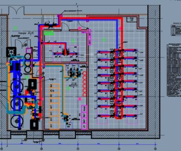 Чертеж Проект охлаждения ЦОД Интер РАО