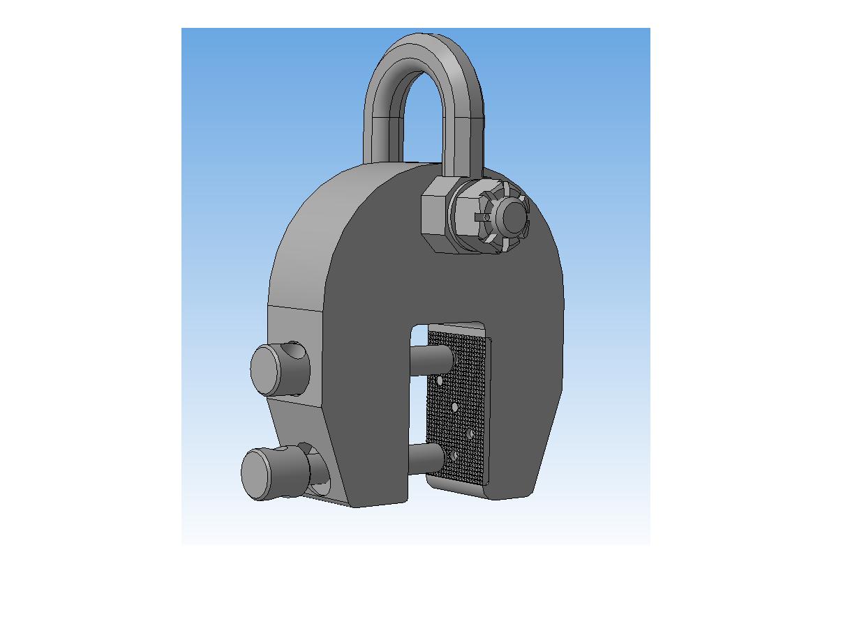3D модель Струбцина винтовая грузоподъемностью 8 тонн