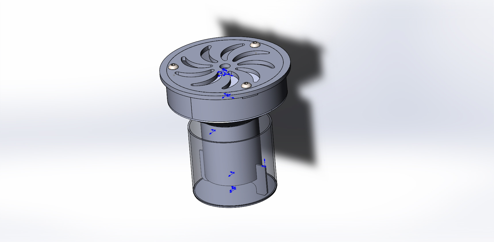 3D модель Трап D110