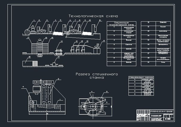 Чертеж Цех по производству ДСП