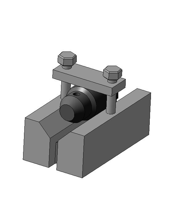3D модель Приспособление для сверления отверстия в детали "заглушка"