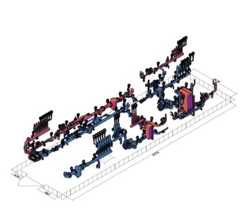 3D модель ИТП жилого 14-этажного дома