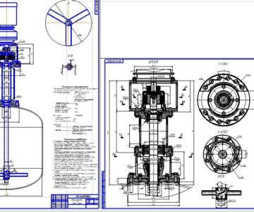 Чертеж Привод аппарата Е-301