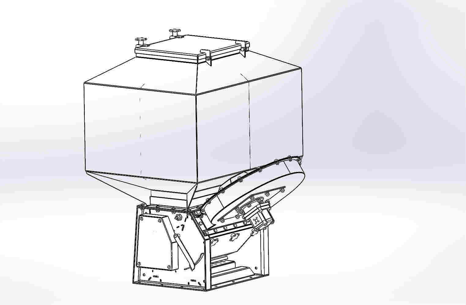 3D модель Сеялка пневматическая универсальная.