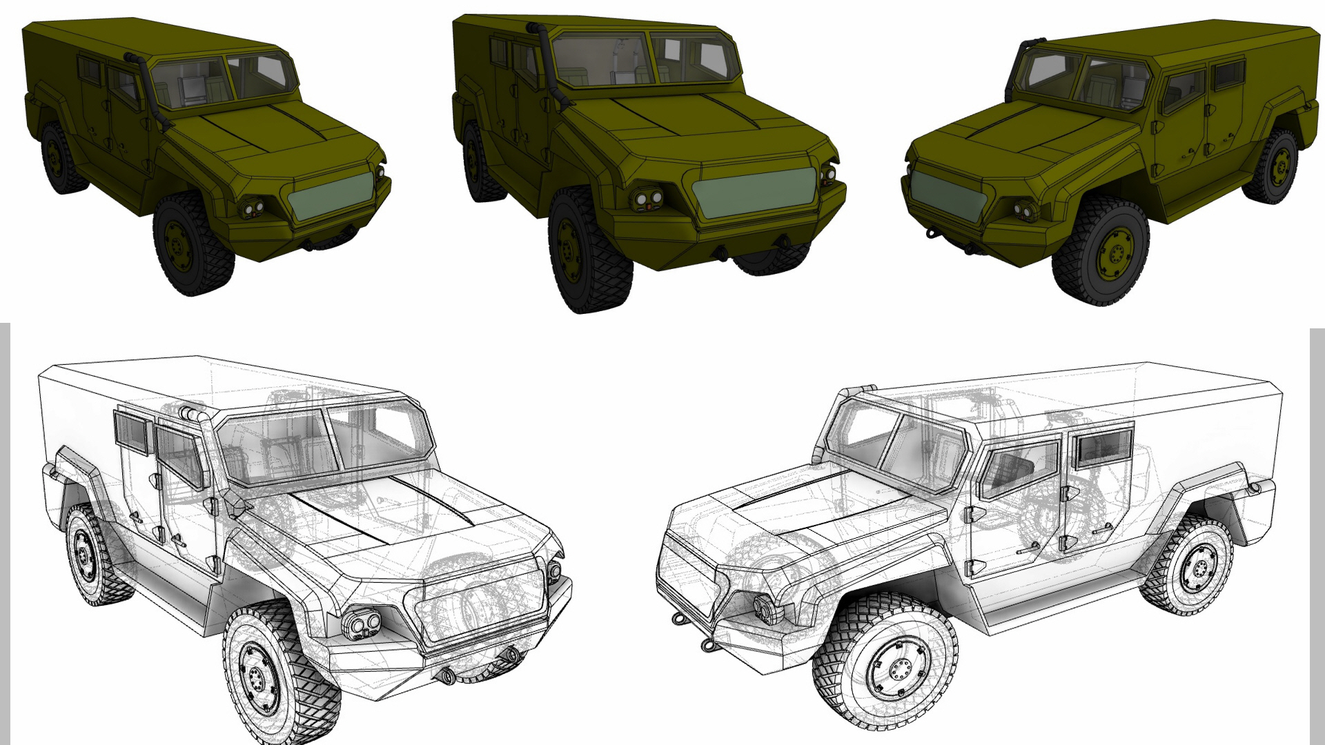 3D модель Бронеавтомобиль КАМАЗ-53949 (Тайфуненок)