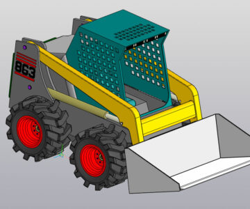 3D модель 3D модель Bobcat 863