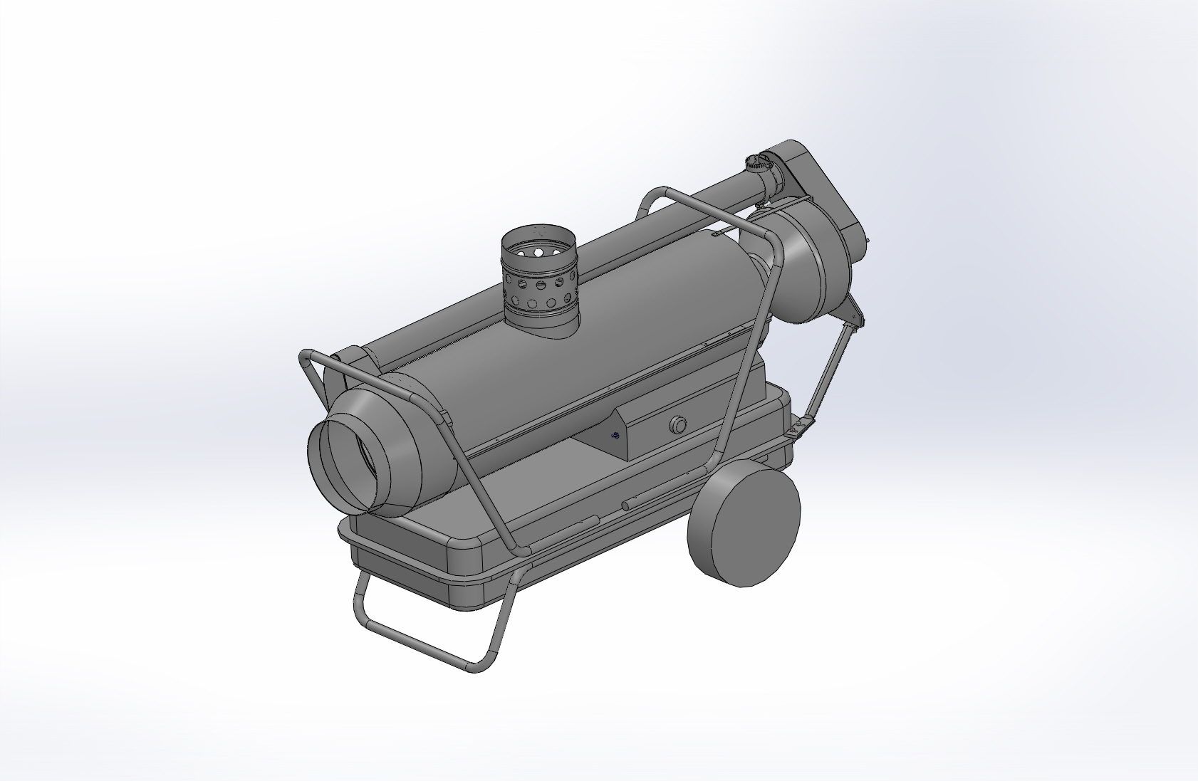 3D модель Дизельная тепловая пушка Kerona PID-90K