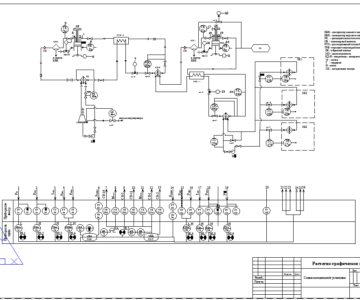 Чертеж Расчётно - графическое задание по курсу: «Автоматизация холодильных установок »