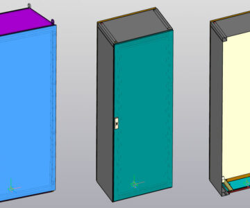 3D модель 3D Модель шкафа Rittal TS8