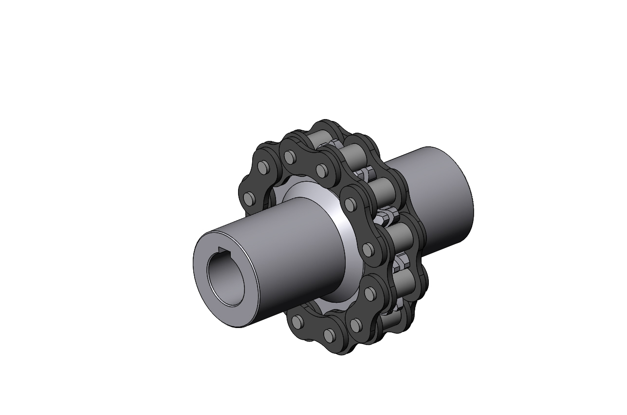 3D модель Цепная муфта ПР-38,1