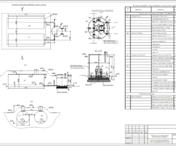 Чертеж Насосная станция пожаротушения. Противопожарные резервуары