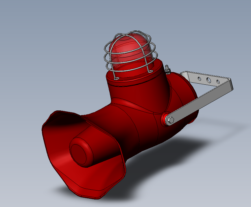 3D модель Комбинированный сигнализатор Cooper Medc CU1