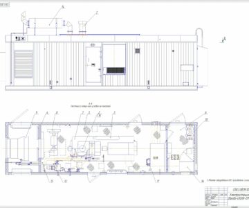 Чертеж Электростанция Звезда-630НК-01МЗ