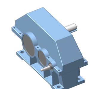 3D модель Редуктор Ц2У-160