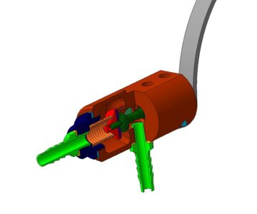 3D модель Пневматический сбрасыватель