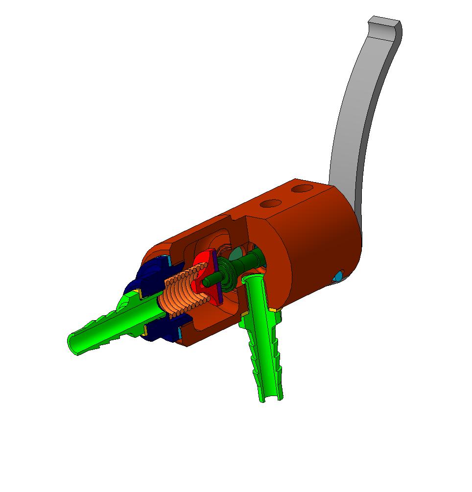 3D модель Пневматический сбрасыватель