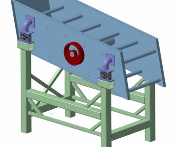 3D модель Грохот инерционный YZS 1237